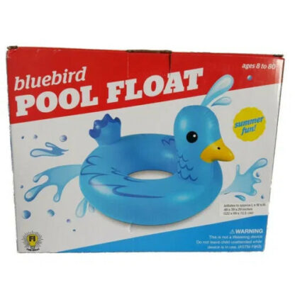 Pool Float Jumbo Size Toy Inflatable Blue Duck Ride On by Bluebird